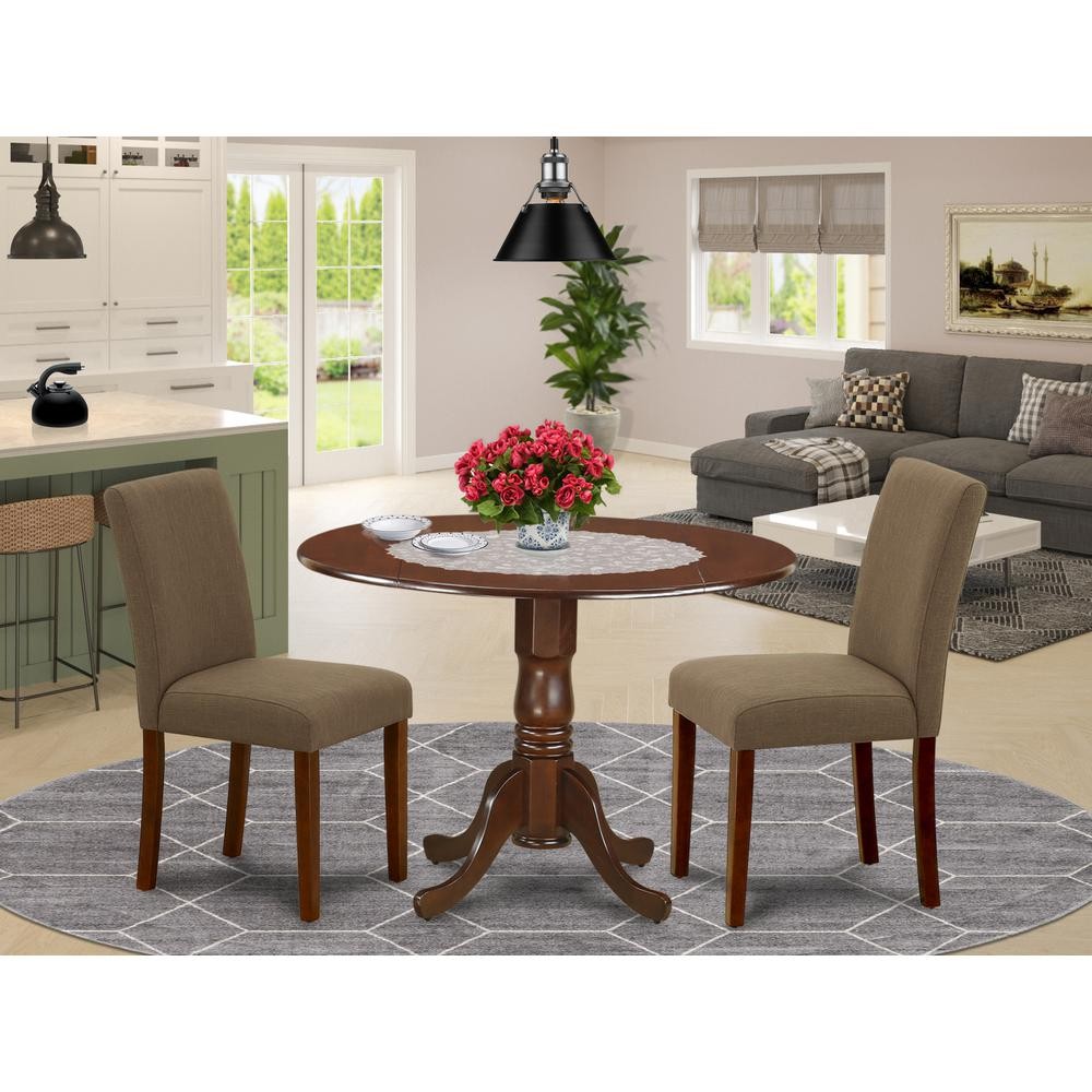 Dining Room Set Mahogany, DLAB3-MAH-18