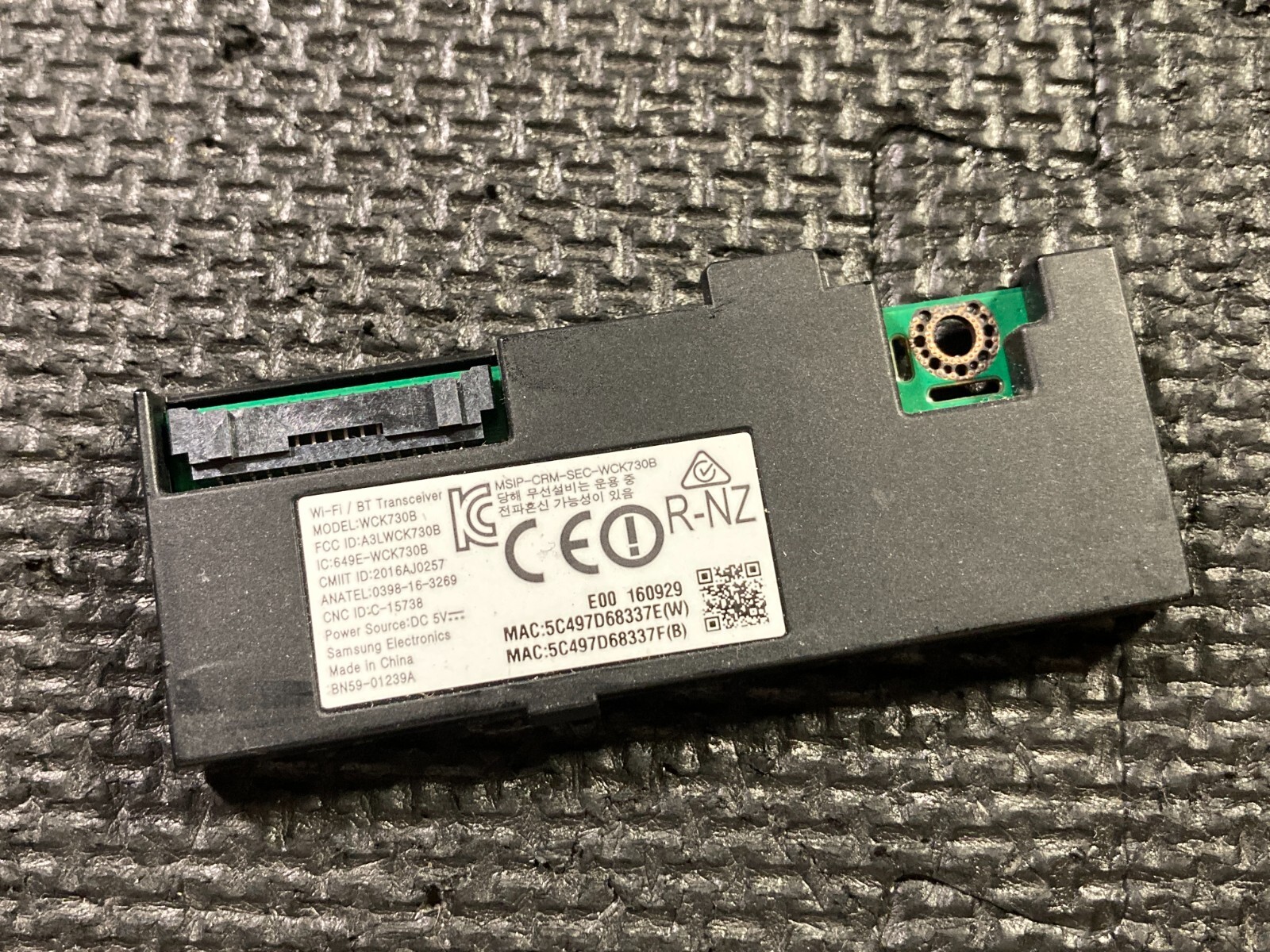 🖥️ Samsung® OEM Genuine Wireless Module P/N:  BN59-01239A For TV: UN78KS9500F
