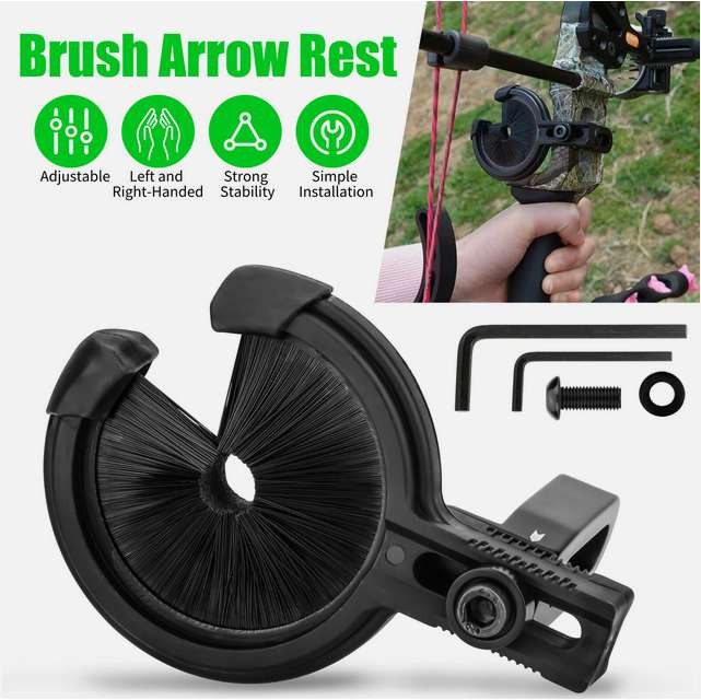 Adjustable Archery Arrow Rest for Right Left Hands Compound Recurve Bow Hunting