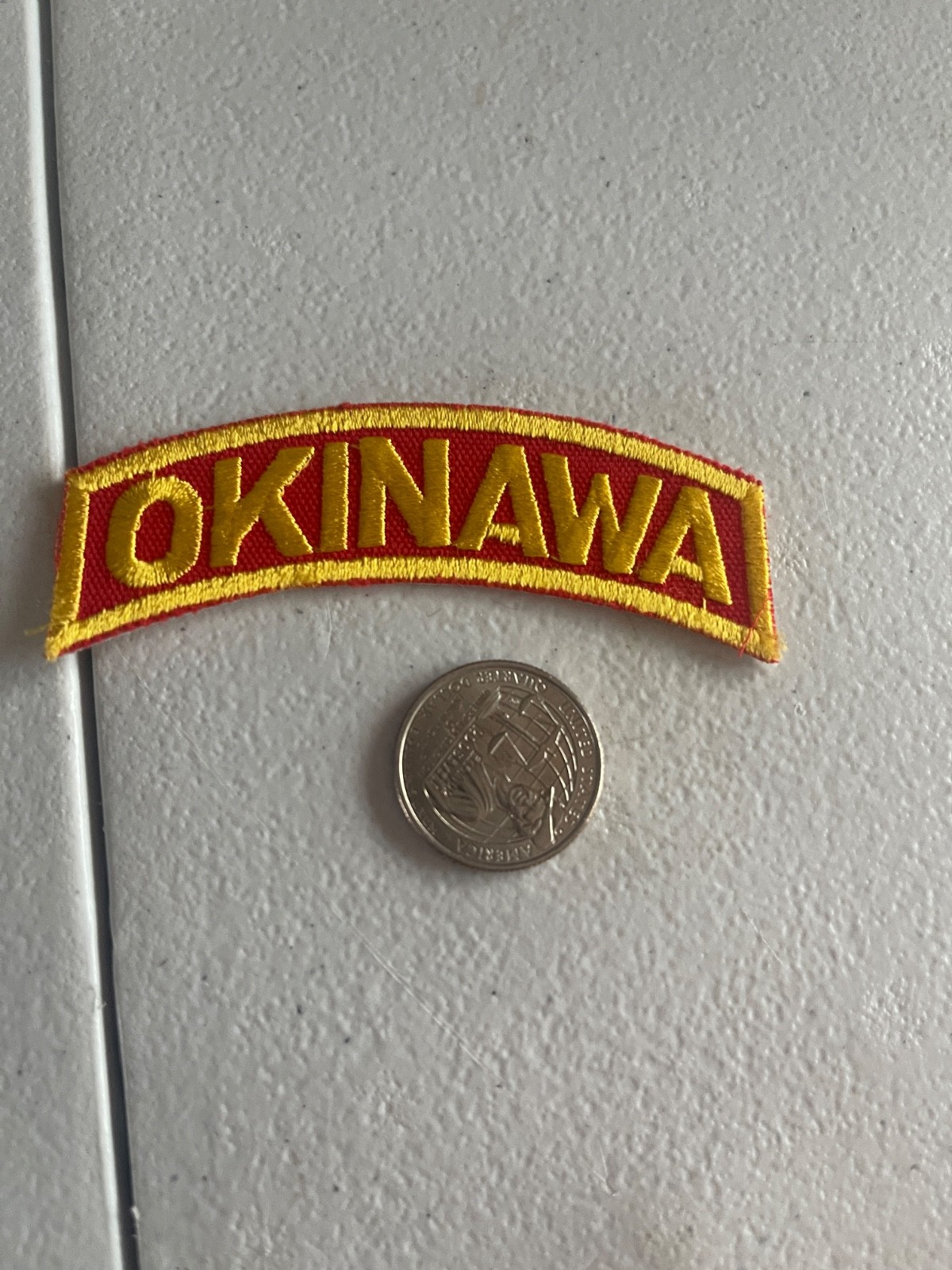 Military USAF arm shoulder patch Okinawa