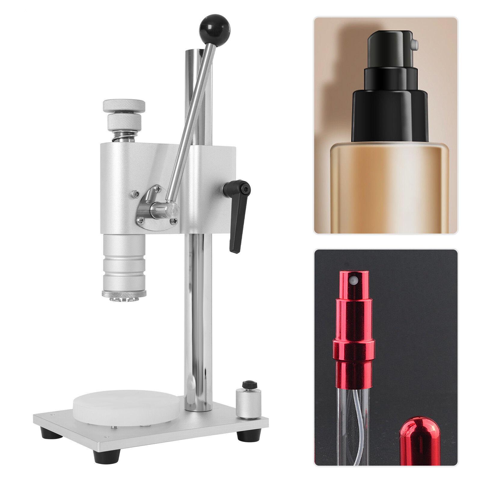 Manual Perfume Bottle Capper Adjustable Sealing Capping Machine For 13mm/15mm