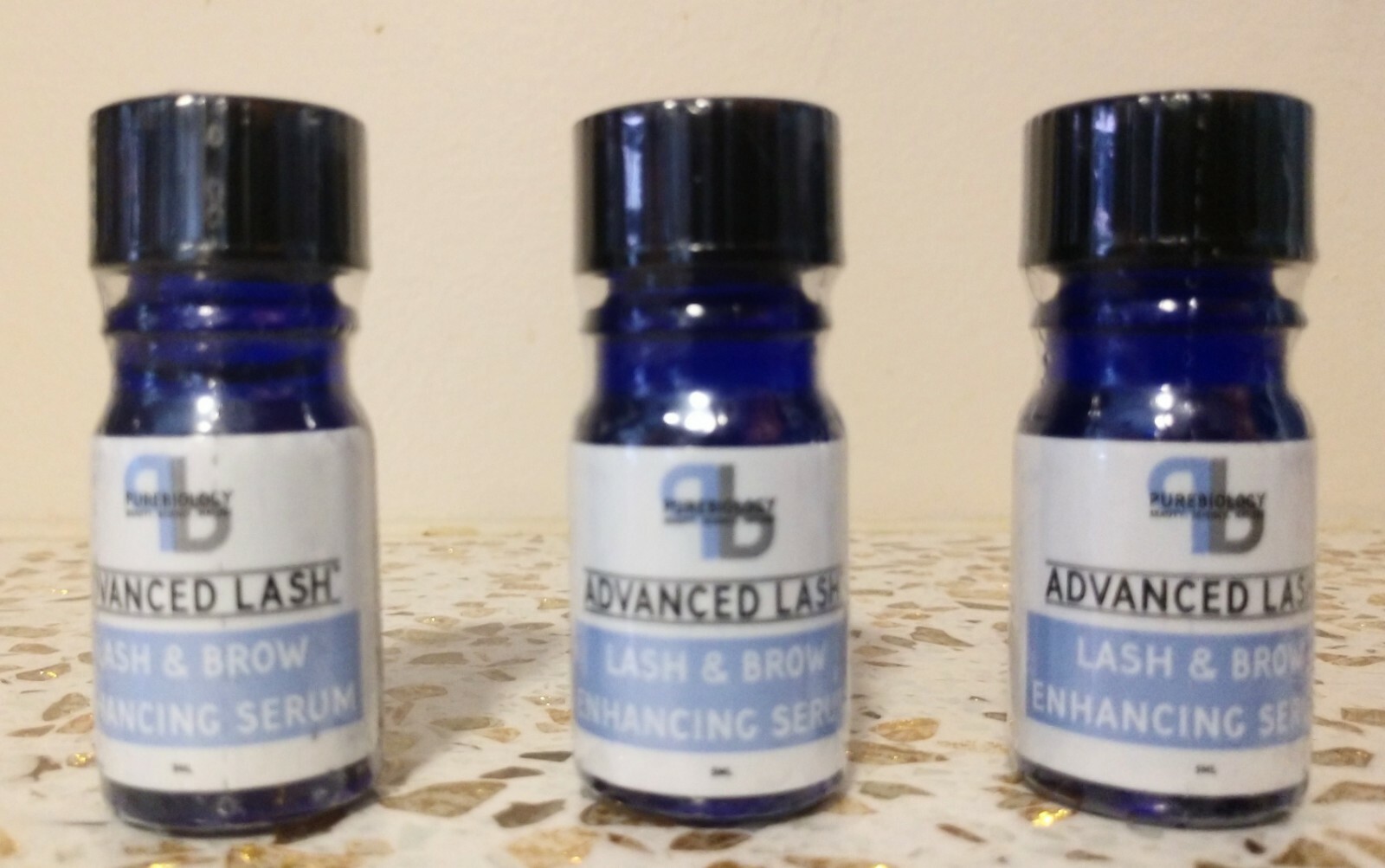 Pure Biology Advanced Lash & Brow Enhancing Serum 5 ml Each Quantity of 3 SEALED