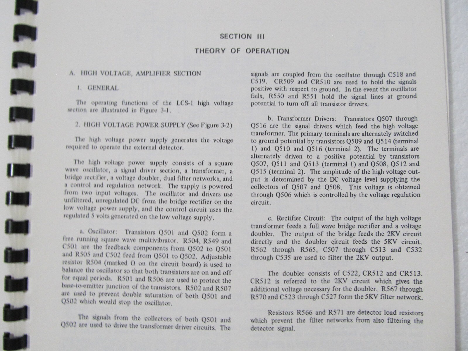 EBERLINE LABORATORY COUNTING SYSTEM LCS-1 TECHNICAL MANUAL