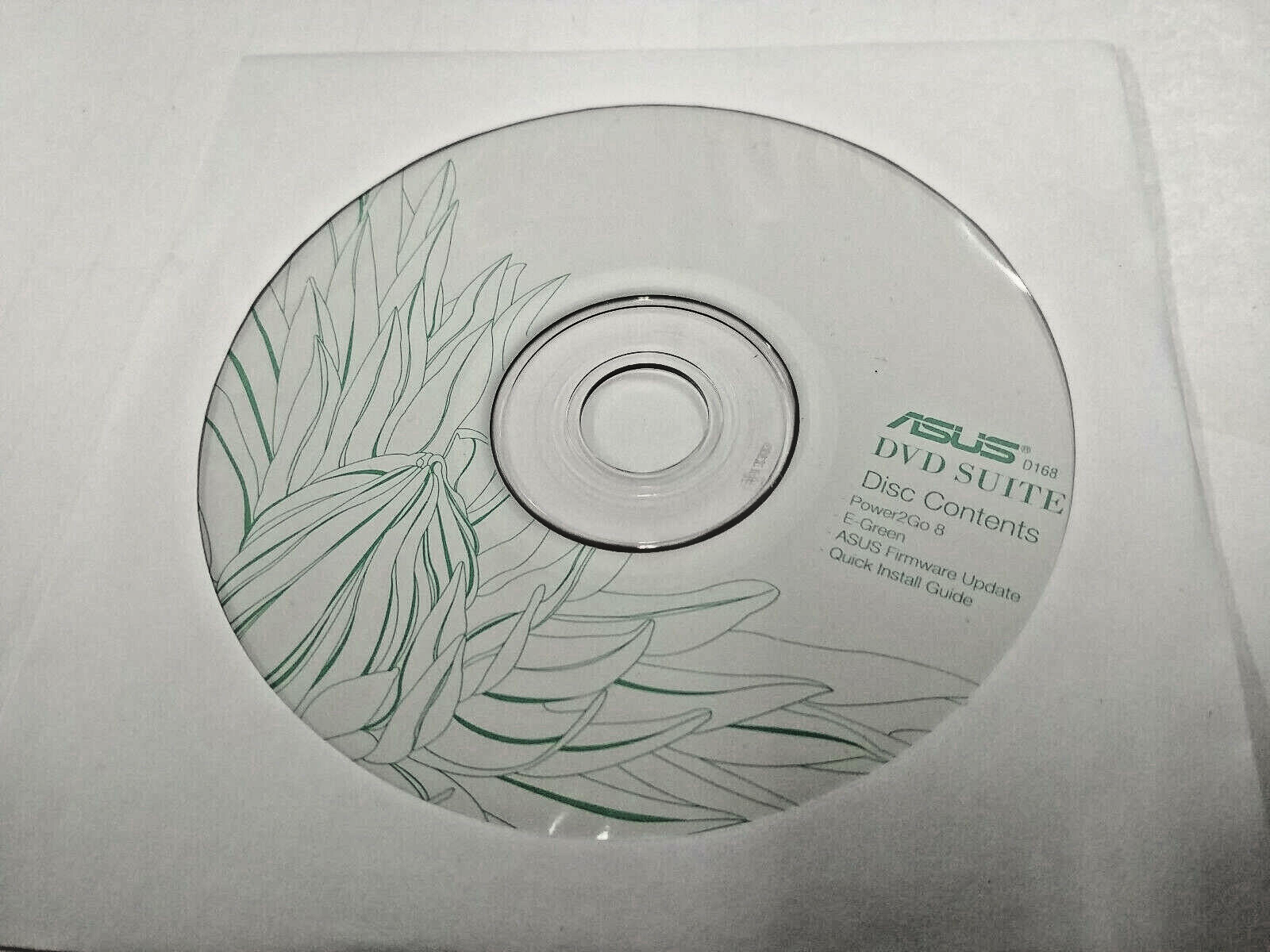 ASUS DVD Suite Power2Go8, EGreen and Asus Firmware Update Discs 5 pack