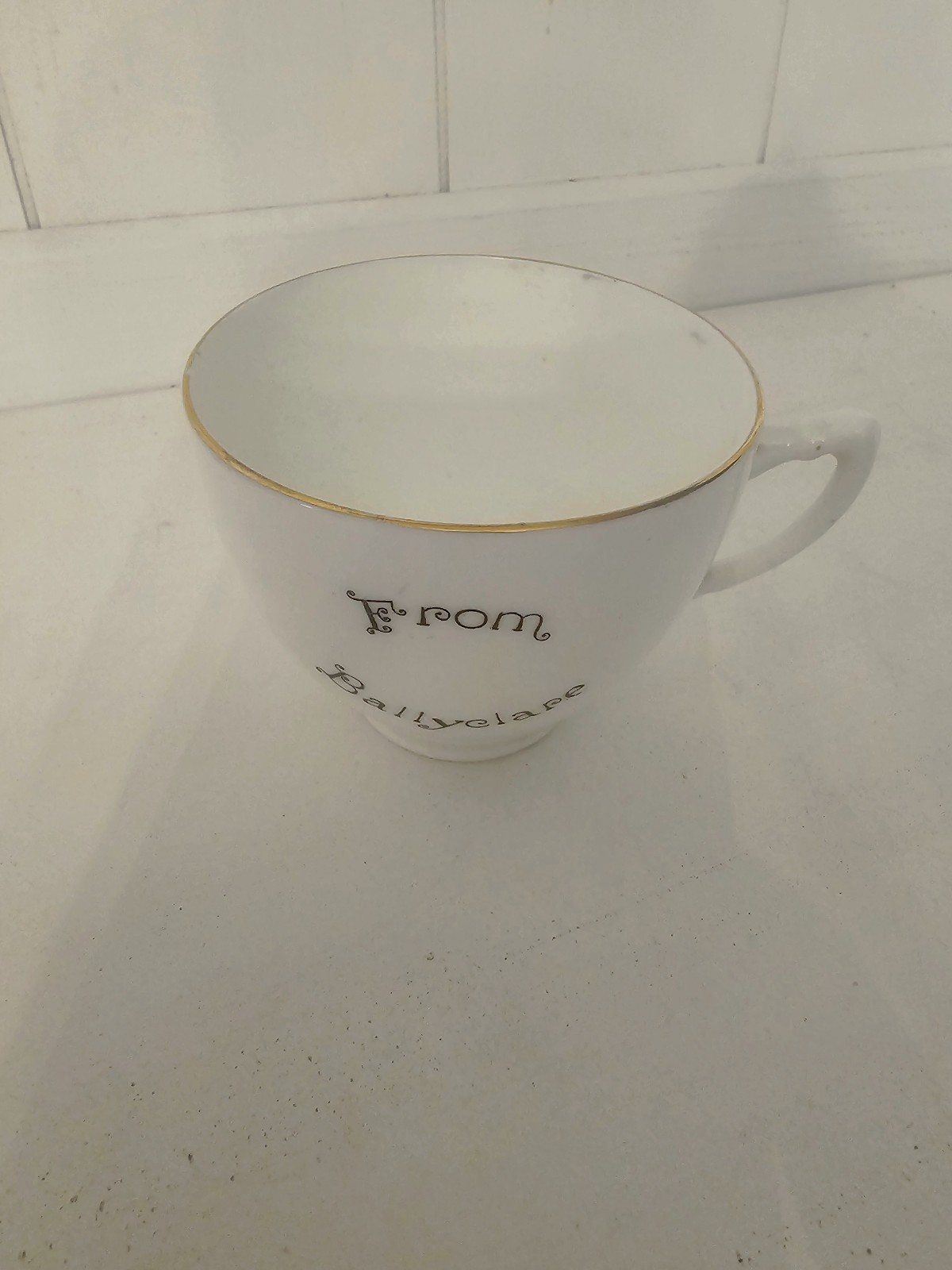 Tea Cup China Willow England Made Ballyclare Souvenir excellent (1)