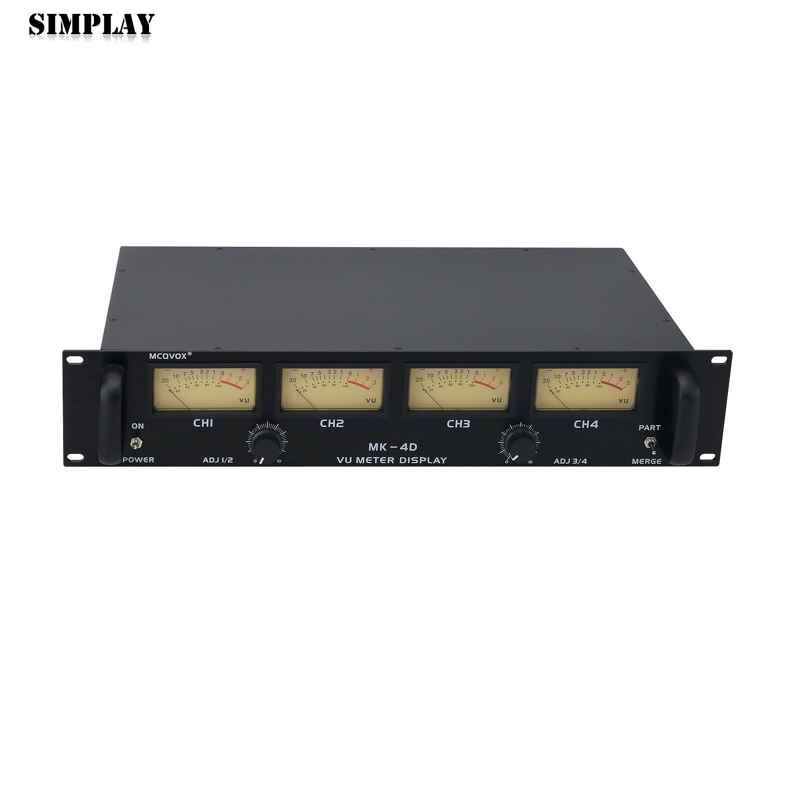 MK-4D 2U 4 VU Meter Display Audio VU Meter High Performance Level Meter
