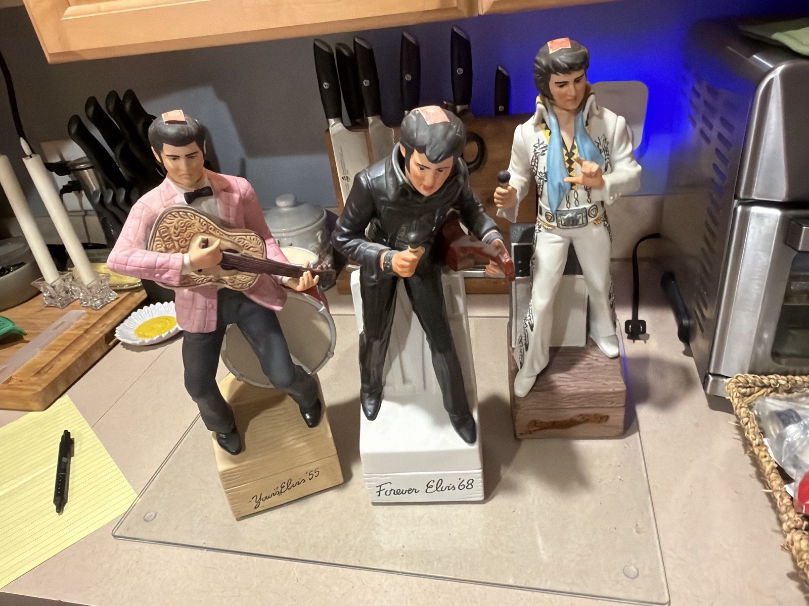 McCormick collectible elvis decanter & music box
