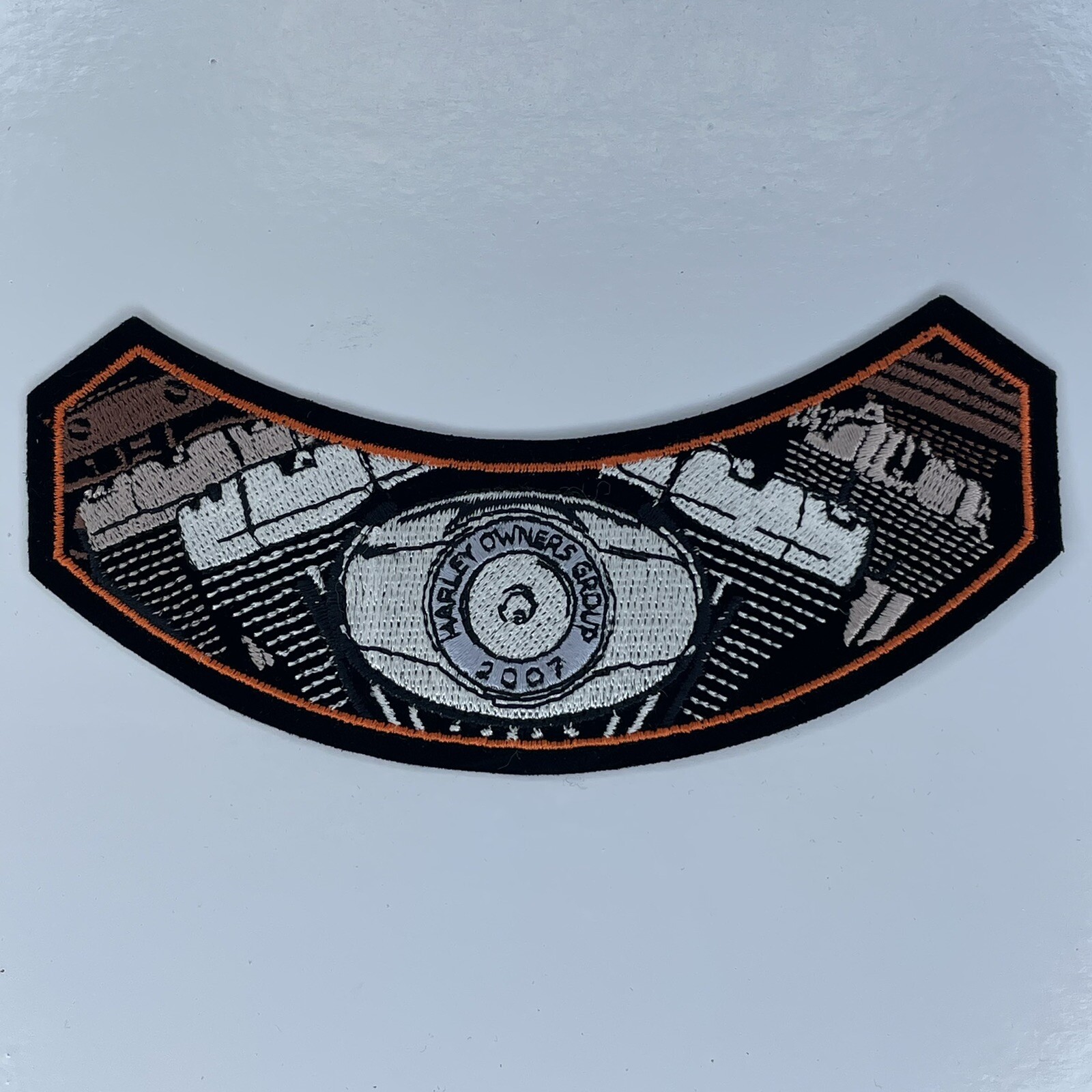HOG Harley-Davidson Owners Group 2007 H.O.G. Embroidered Collecible Rocker Patch