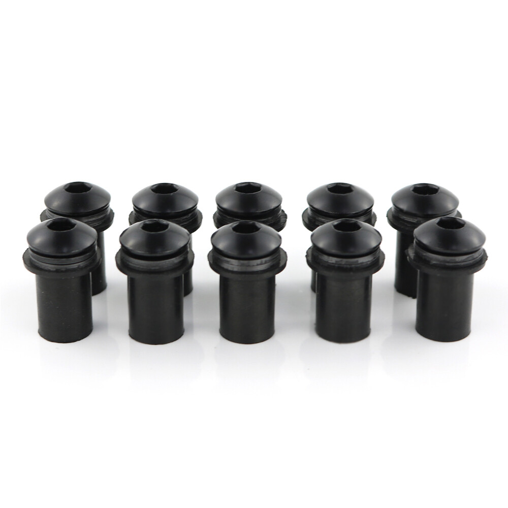 Wind Screen Windshield Mount Bolts Fit For Yamaha V-Max Tmax 500 Tmax 530 Black