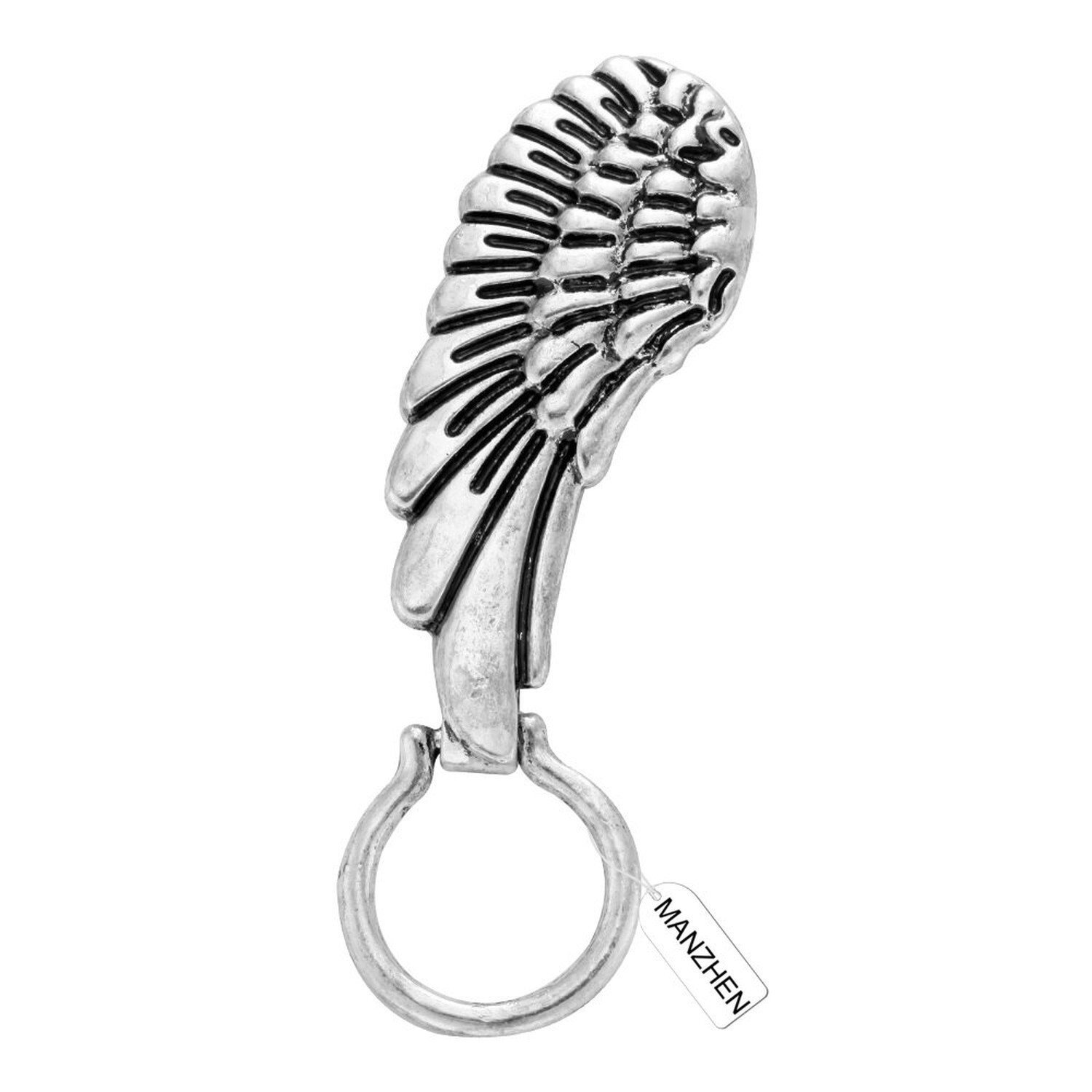 Supernatural Protection Angel Wings Eyeglass Holder Pin Brooches for Shirt