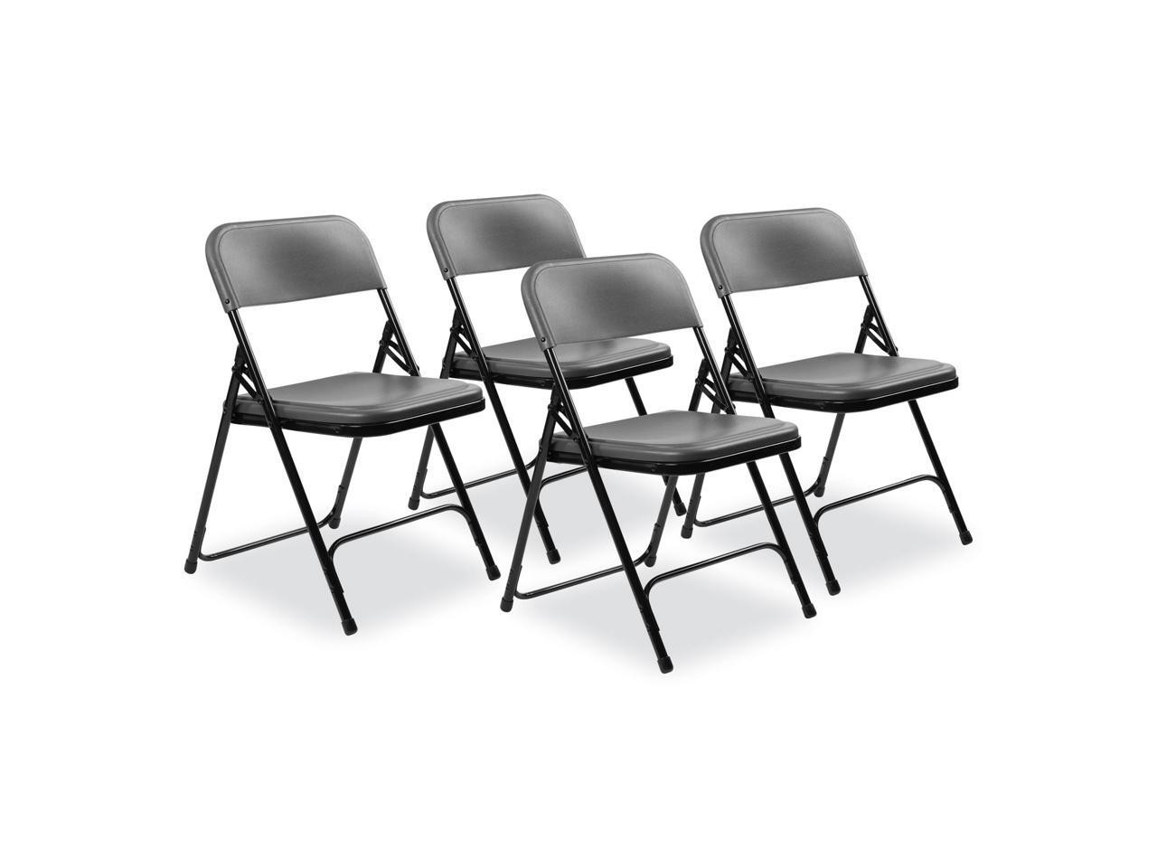 NPS 820 Plastic Folding Chair - Supports Up to 500 lb - 18" Seat Height - Charco