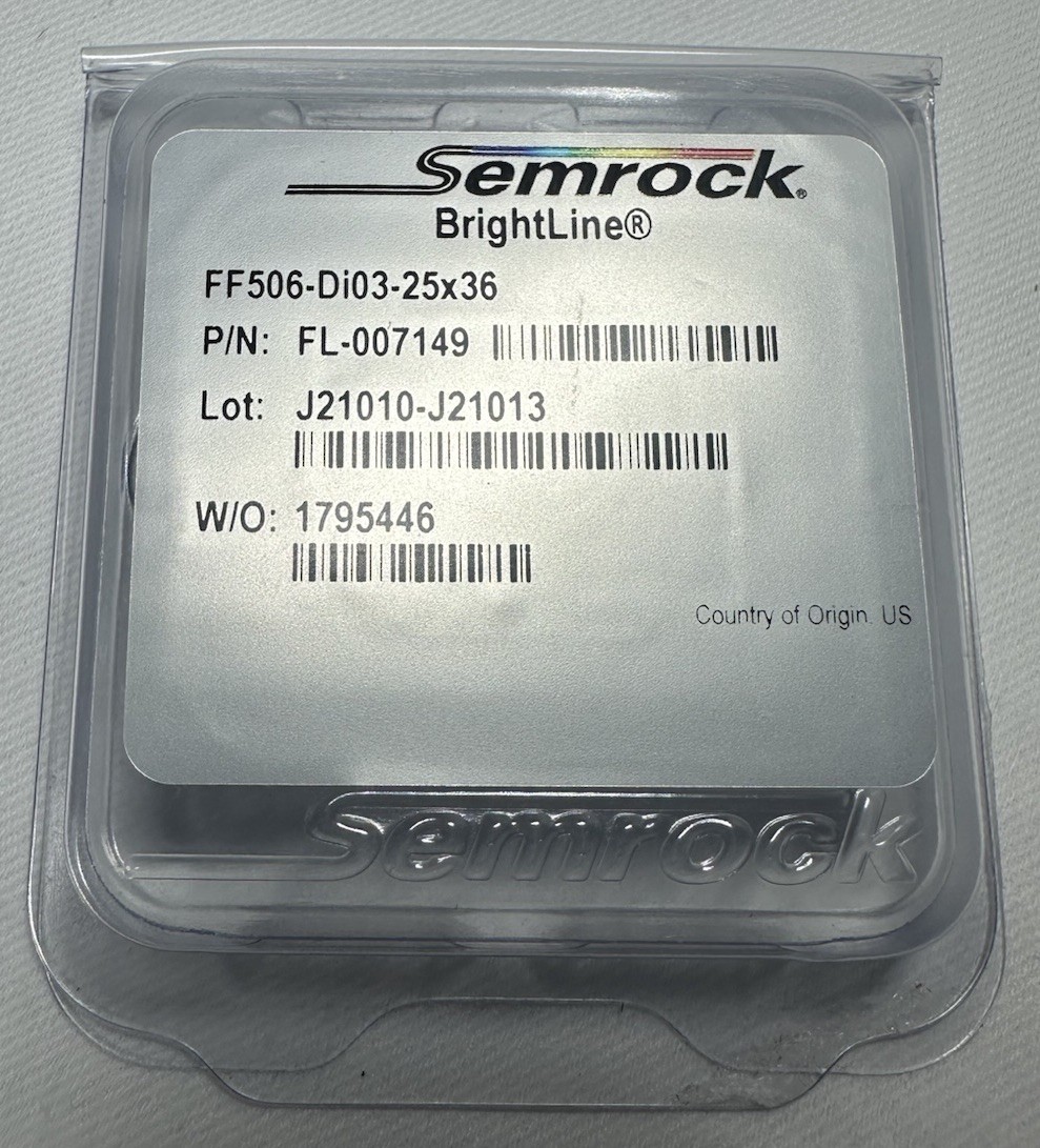 Semrock BrightLine Single Edge Epi-Fluorescence Dichroic FF506-Di03-25x36