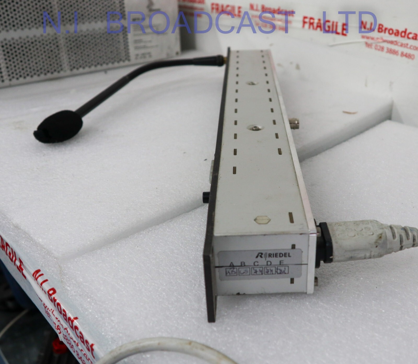 Riedel rcp-2016 Artist intercom panel with PSU Fully working,