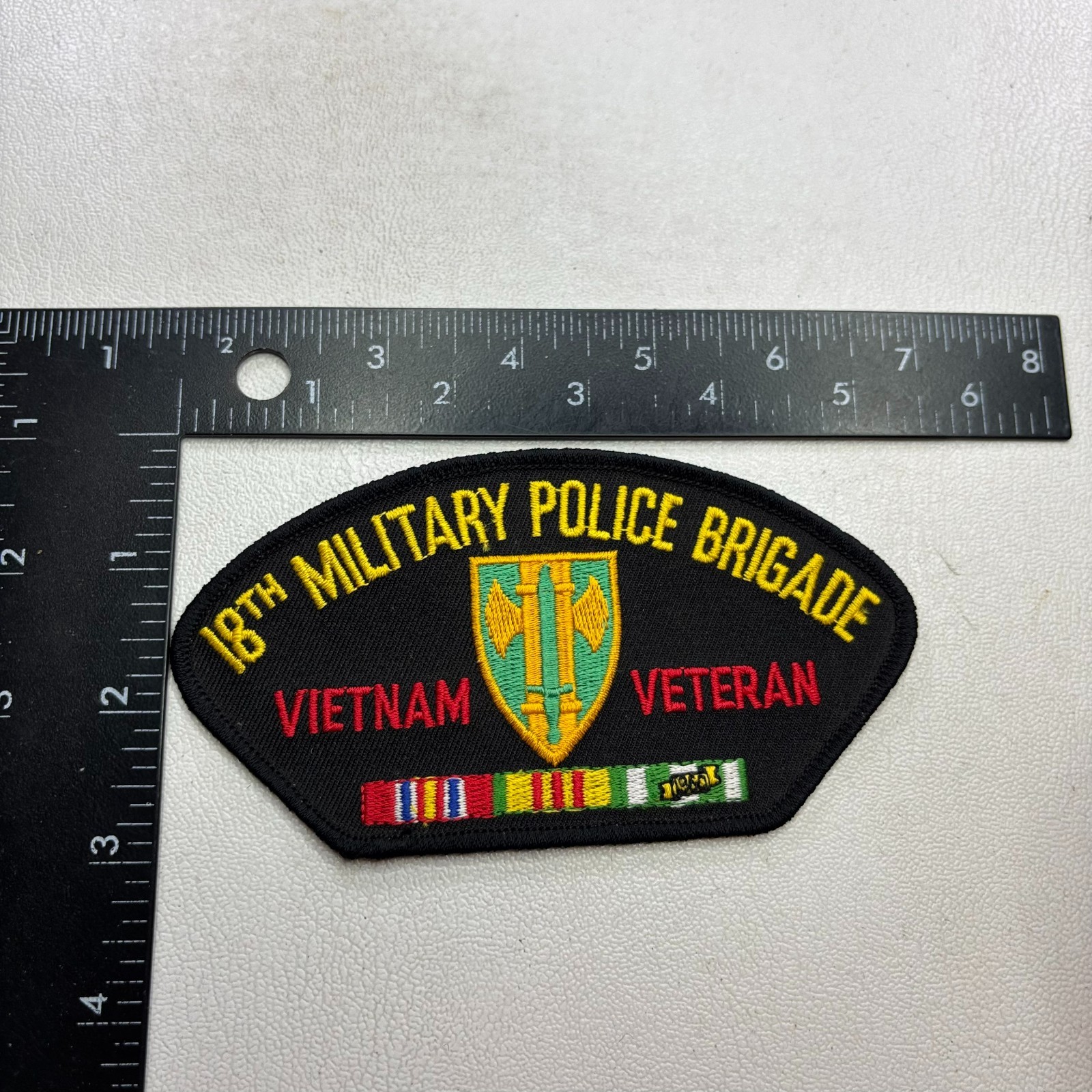 18TH MILITARY POLICE BRIGADE VIETNAM VETERAN Hat Patch (Military) 621J