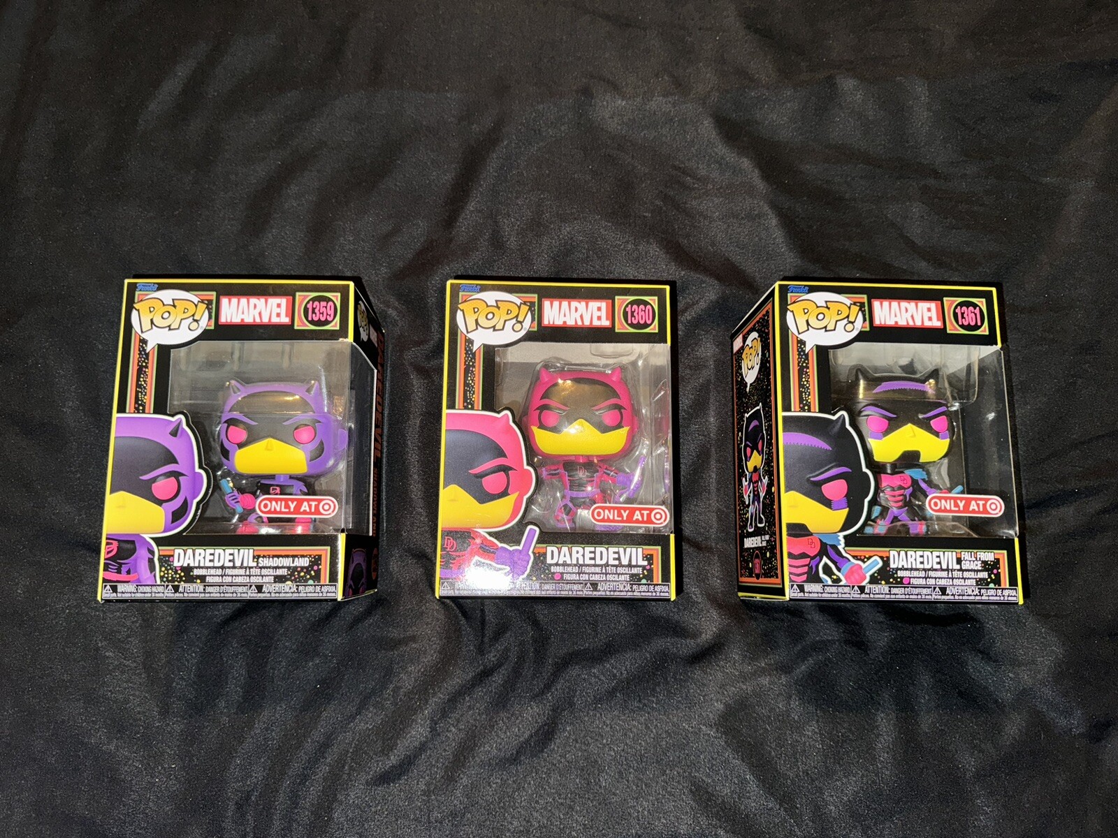 Funko POP! Marvel DAREDEVIL  #1359 #1360 #1361 - Target EXCLUSIVE (READ DESC)