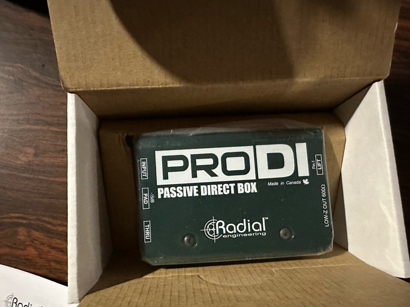 Radial Engineering ProDI Passive Direct Box Pro DI