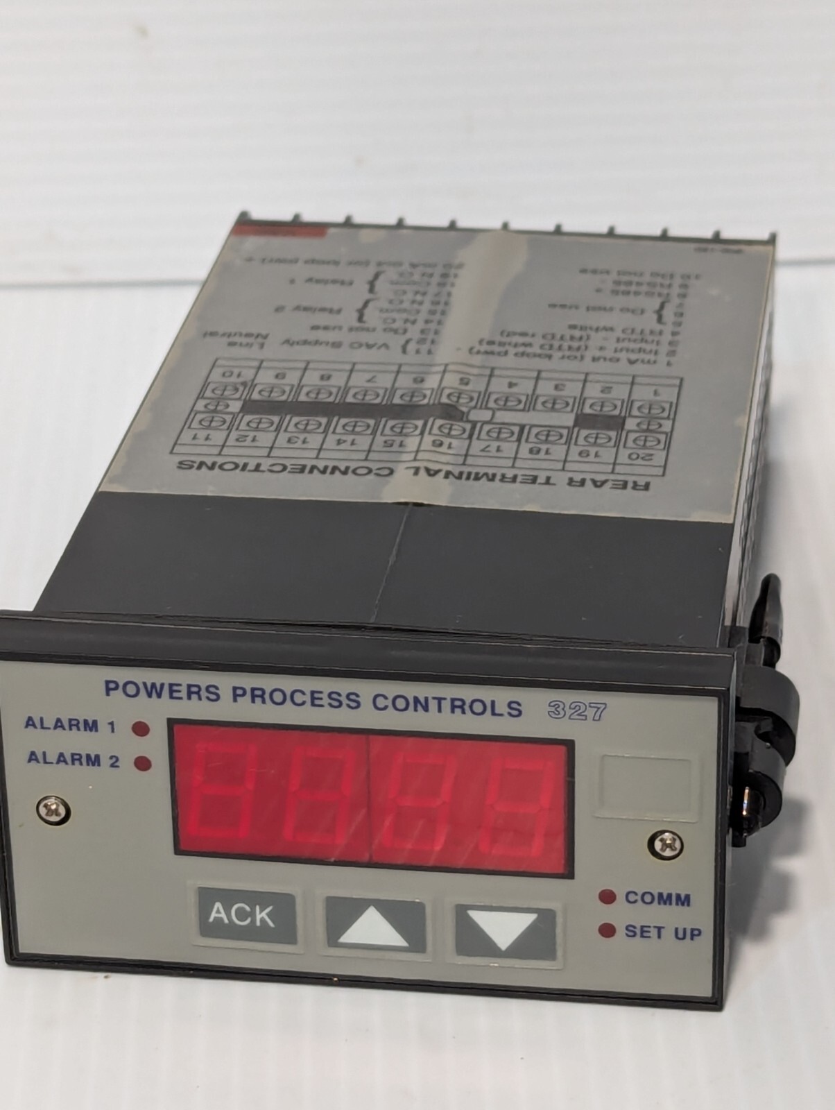 Powers Process Controls 327-C000 digital panel meter, input V/MA - Free Shipping