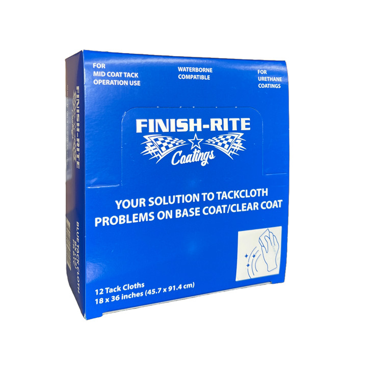 Finish-Rite Superior Tack Rags (Box of 12) - Wax and Silicone Free, Anti-Static