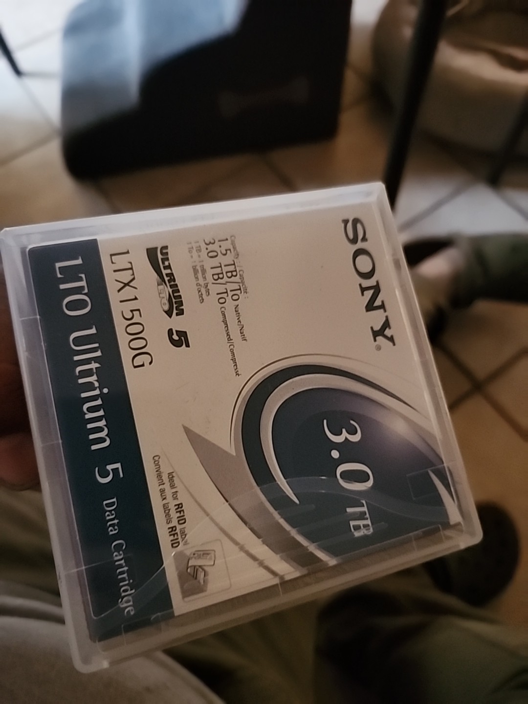 SONY 3.0 TB LTO Ultrium 5 Data Cartridge  LTX1500G BACKUP TAPE  - NEW