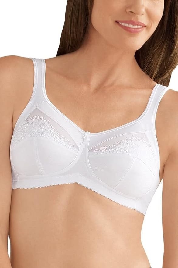 Amoena 0947 Isadora Soft Bra White Size 38DDD NIB