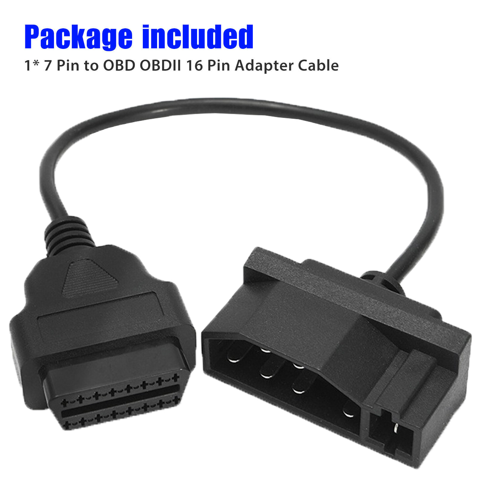 For Ford Engine Repair Tool 7 Pin OBD1 to OBD2 Cable Adapter Code Reader Scanner
