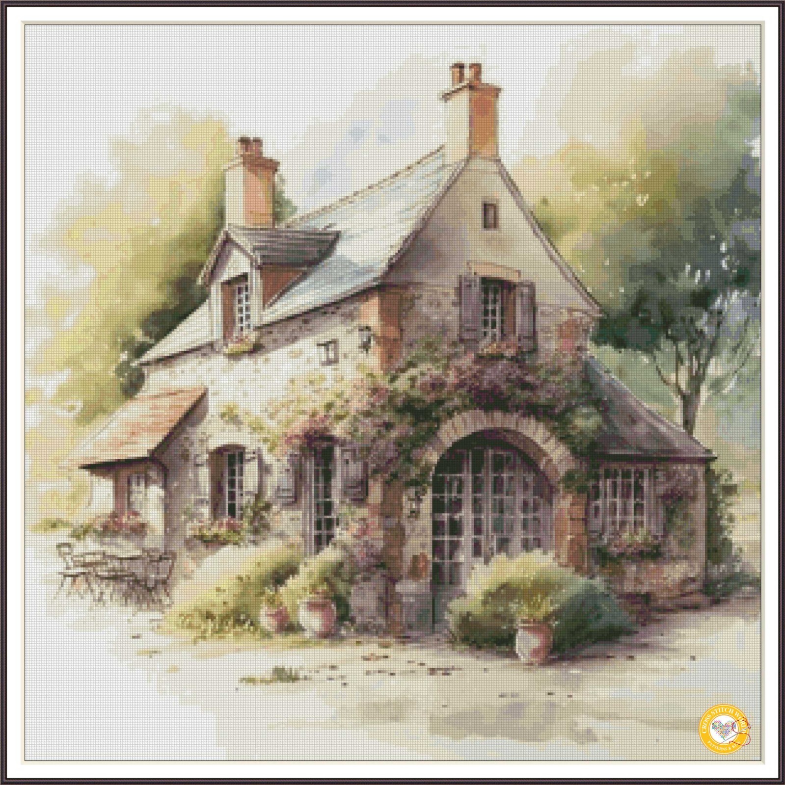 A Country Gem 793 Chart Counted Cross Stitch Pattern Needlework