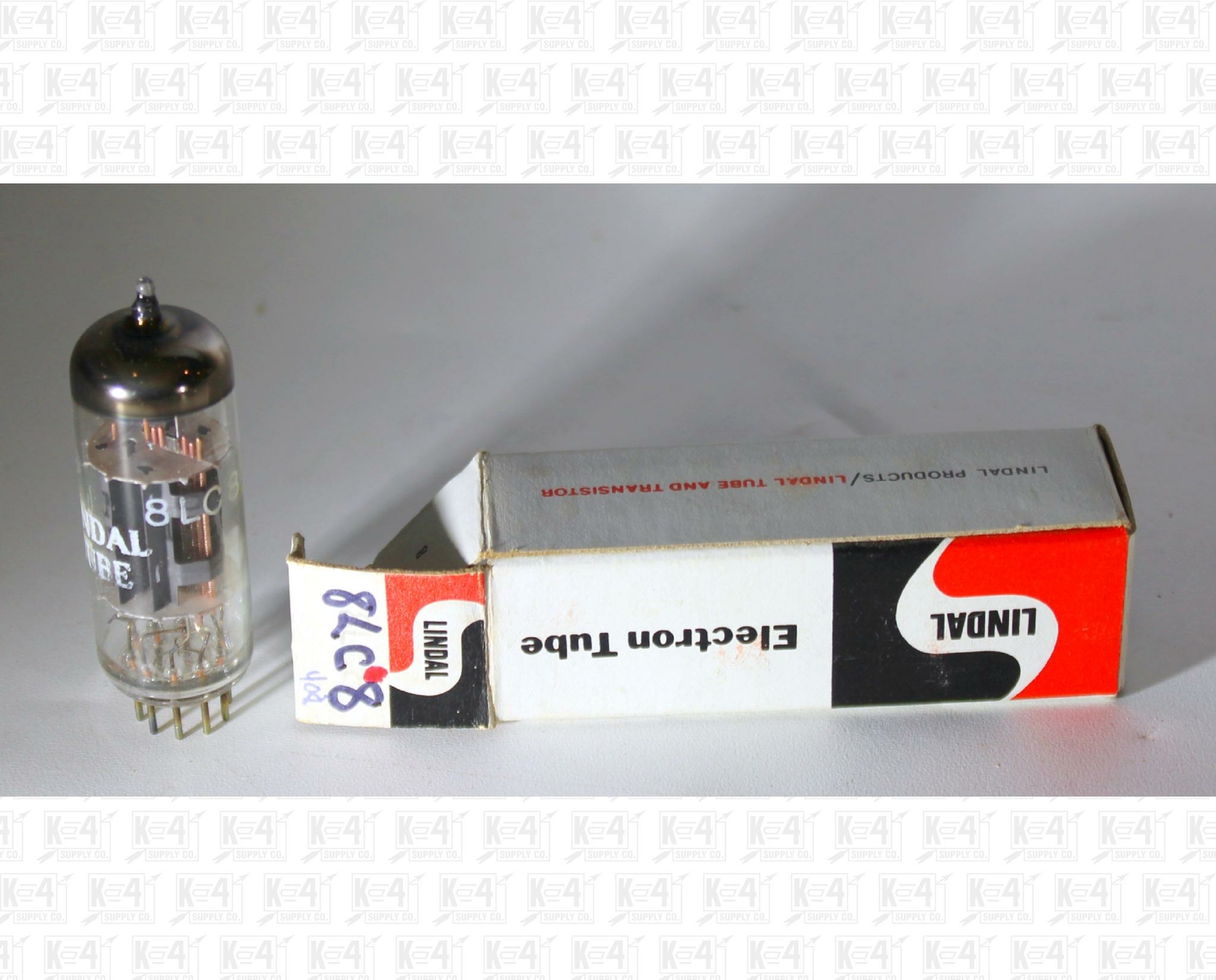 Lindal 8LC8 Vacuum Tube Made In USA NOS +Box