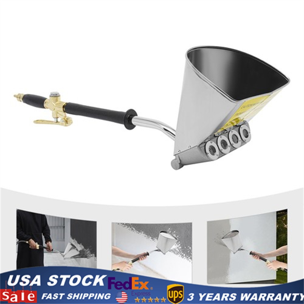 5 L Cement Mortar Concrete Air Stucco Plastering Sprayer Hopper Paint Wall Gun
