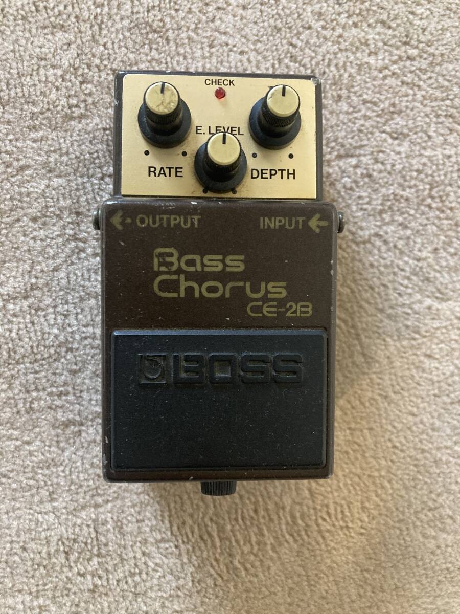 Boss CE-2B Bass Chorus Good Used Bass Guitar Effect Pedal Tested MIJ Japan JP