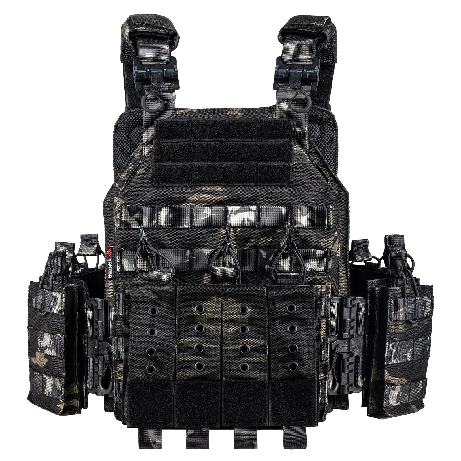 CAMO Tactical Outdoor Carrier Vest (Black CP)