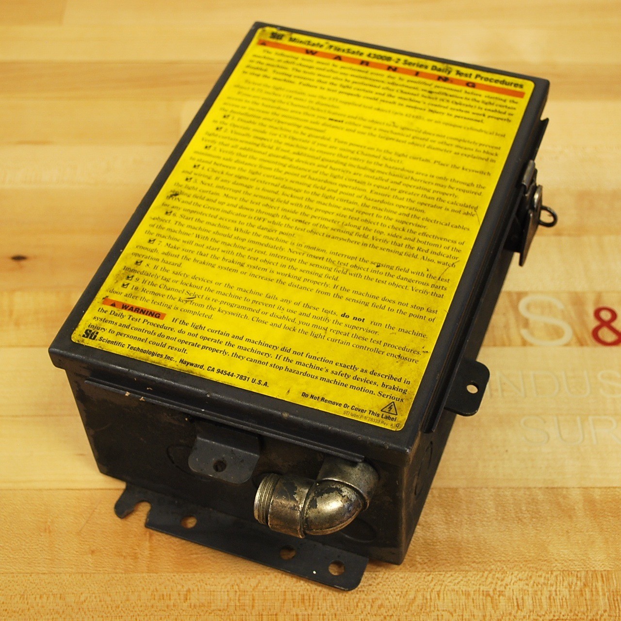 STI MS4336B-2 Light Screen Controller. 43268-0360, 5 pin Euro fast connector.