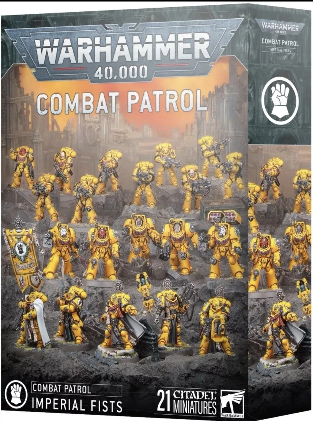 Imperial Fists Combat Patrol Space Marines Warhammer 40K Astartes