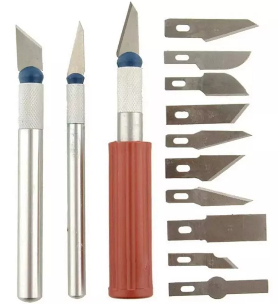 Sharp Blades Professional Hobby Knife Perfect for 3D Modeling Carving Precision
