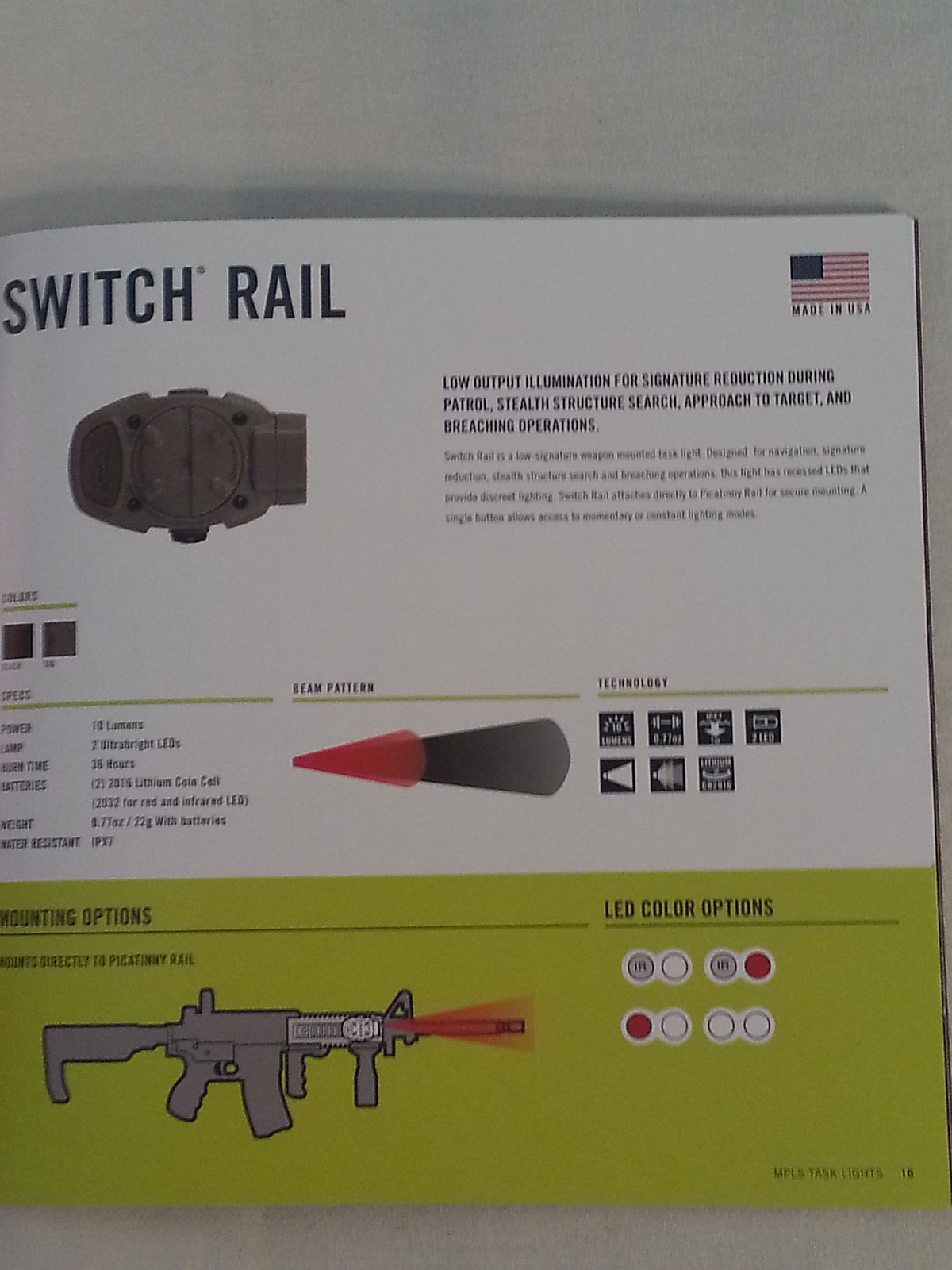 Princeton Tec Tactical PTEC40 Military Catalog 2015 / SEAL DEVGRU NSW SOF