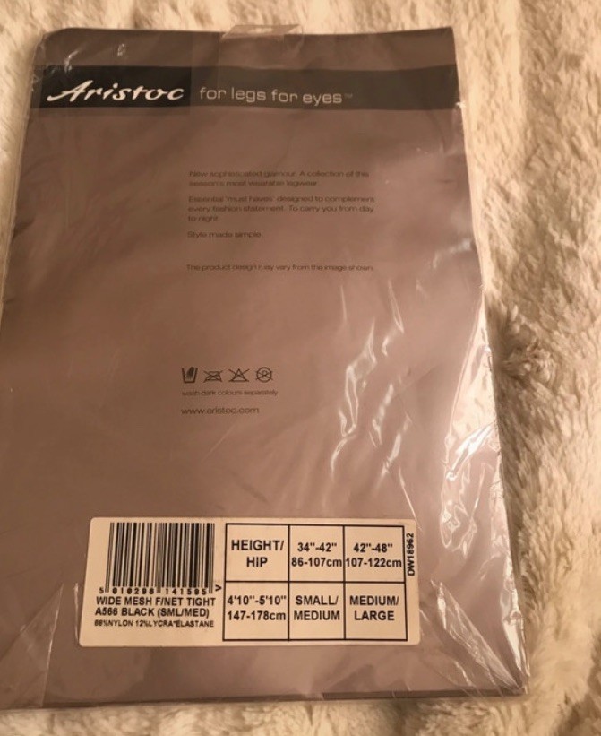 Aristoc Fish Net Tights Black Medium