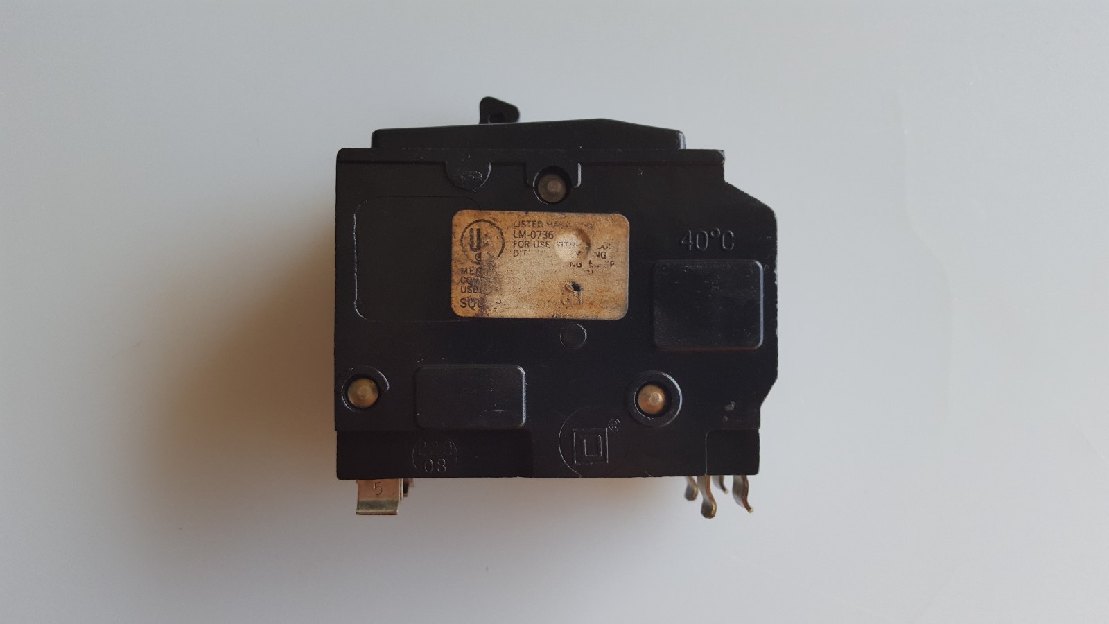 Square D QO240 40 Amp 2 Pole 120/240 Volt Circuit Breaker