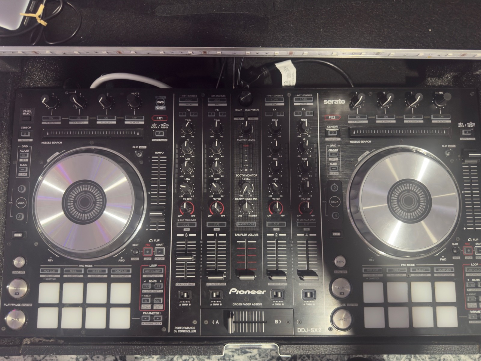 pioneer ddj sx2 flight case