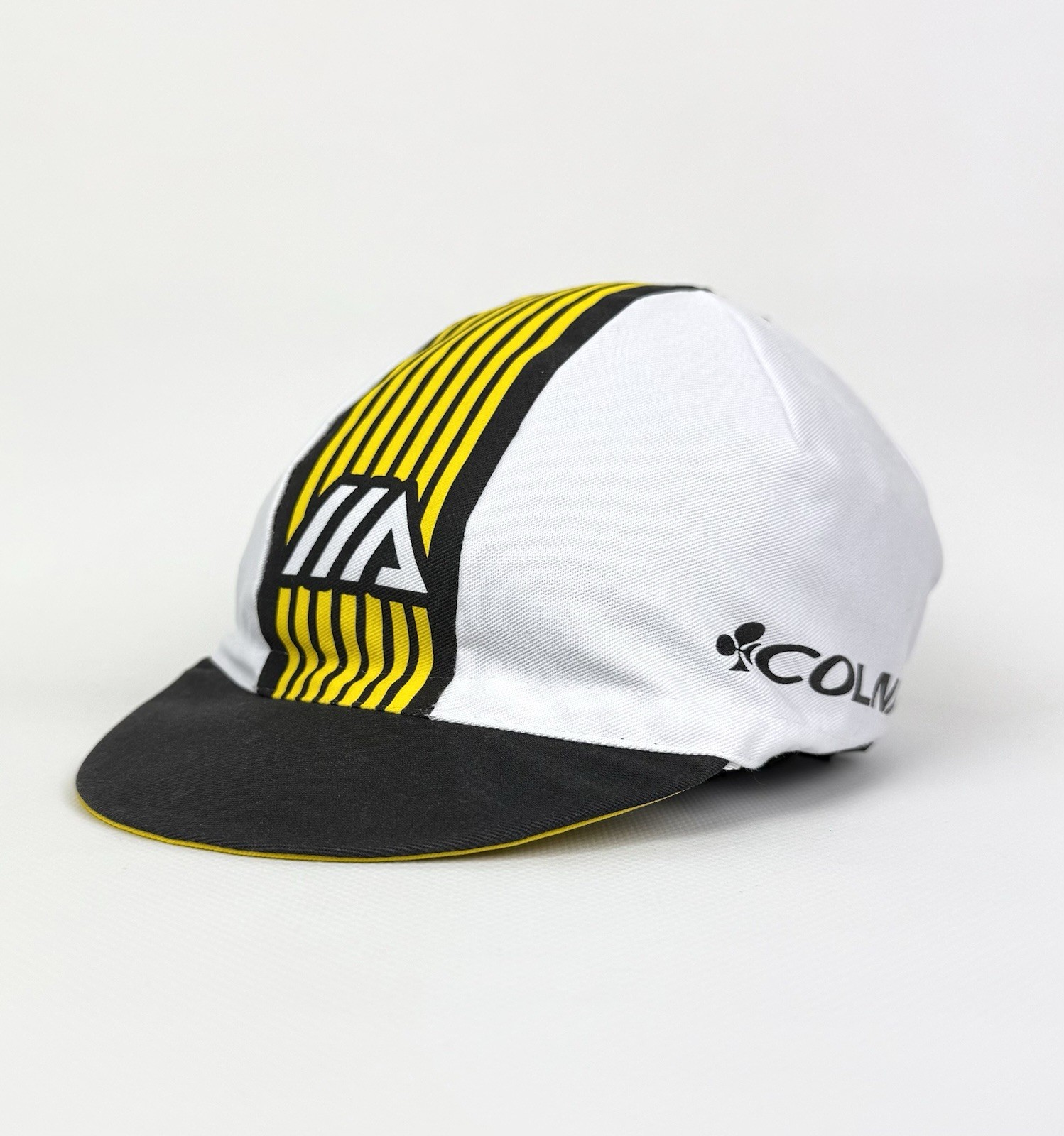 Vintage Le Col Colnago Cycling Cap Hat Men’s One Size White Top Made in Italy