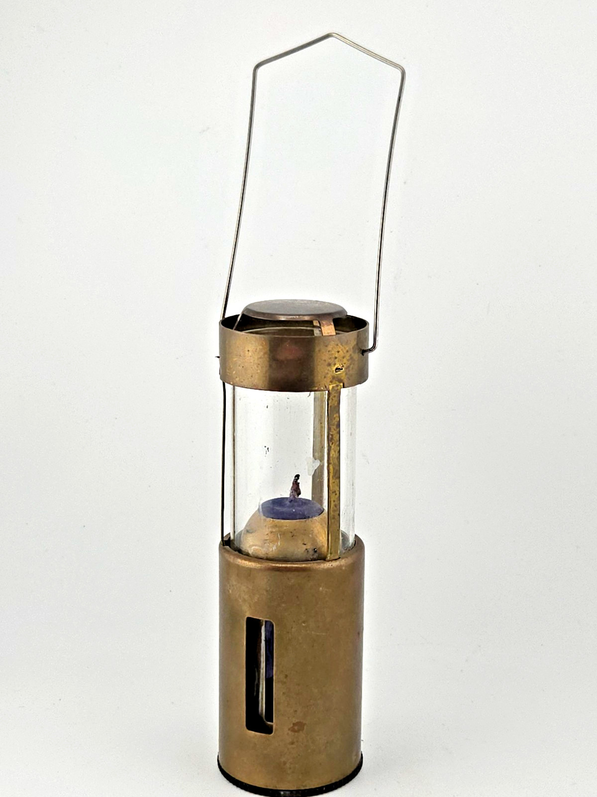 Vintage UCO Brass Candle Light Lantern Limelight Camp Candle Lantern Made In USA