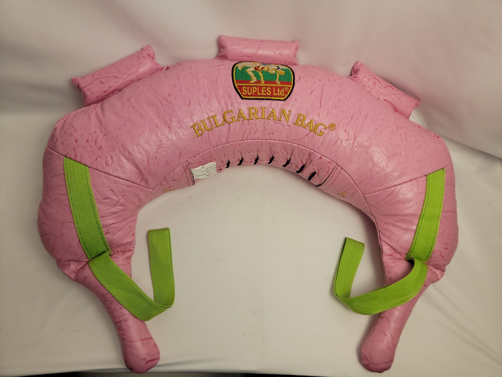 Bulgarian Bag Suples Pink Vinyl 17 lb  / 8 kg Fitness Weight Training Bag