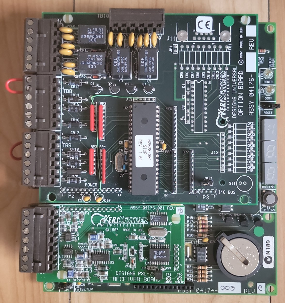 Keri Systems PXL-250 Board Controller Receiver Board for Control Panel - READ