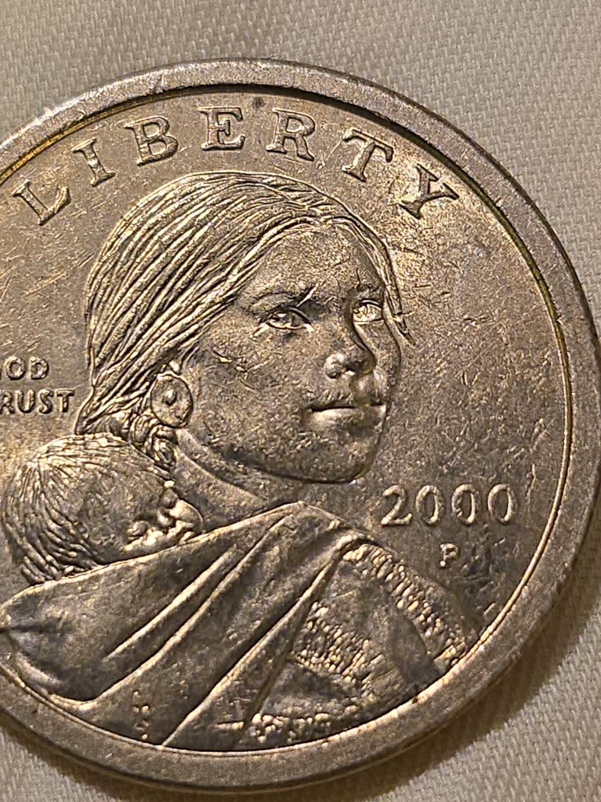 Sacagawea Native American $1 Dollar Coin Variety Eagle Reverse-ERROR