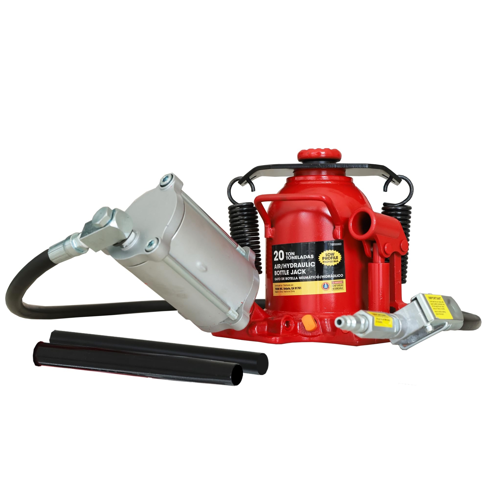 BIG RED 20 Ton Torin Welded Low Profile Pneumatic Air Hydraulic Car Bottle Jack