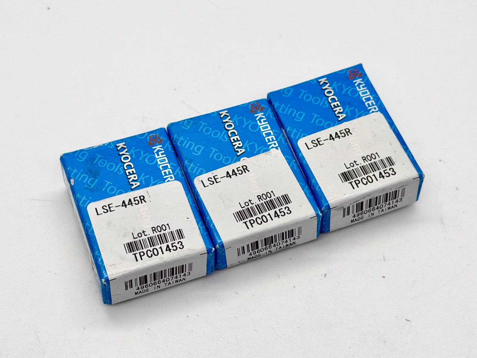 (3) Kyocera LSE-445R New Milling Inserts TPC01453