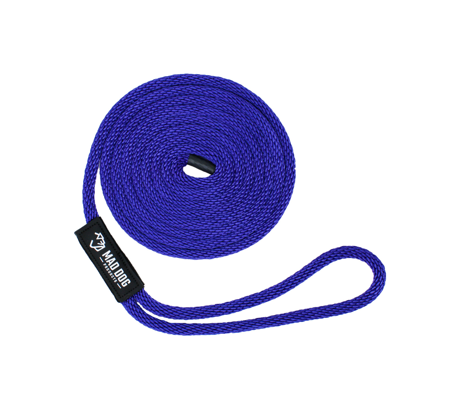 Mad Dog Products Dock Line 3/8” x 15’ Purple Solid Braid Rope -Made in USA