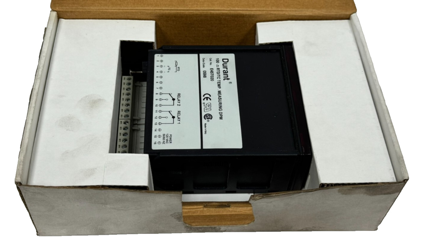 NEW EATON DURANT E45T020 TEMPERATURE PANEL METER DISPLAY