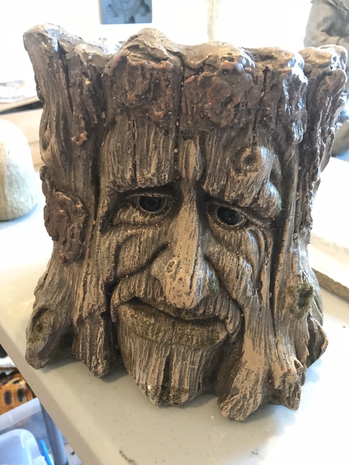 Latex mould for making this Stunning Tree Man pot