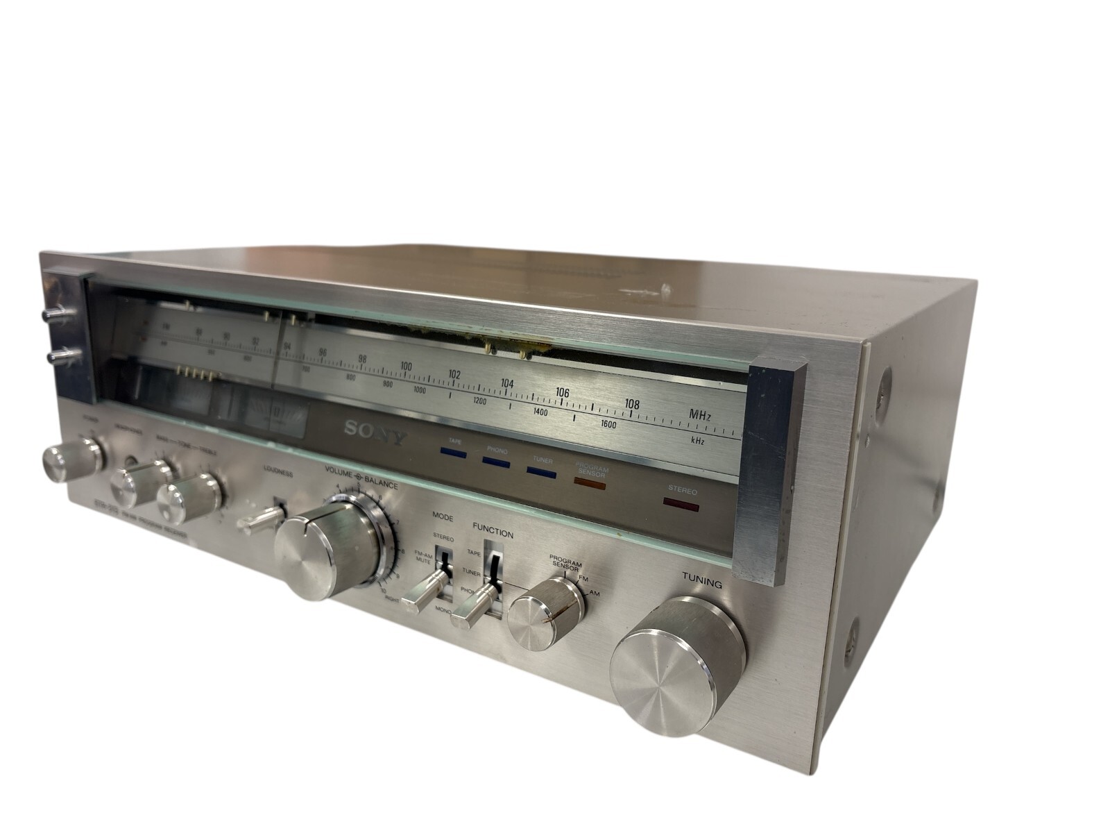 SONY STR-313 AM-FM STEREO RECEIVER WITH PROGRAM SENSOR