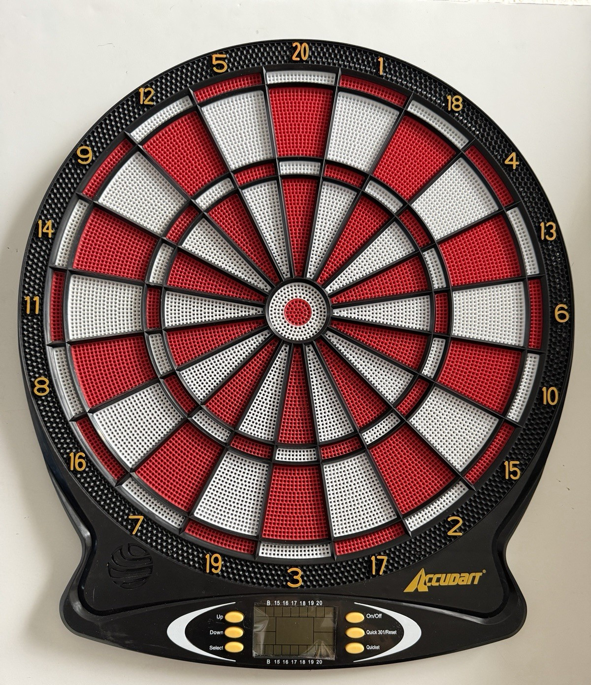 Accudart Energy ELECTRONIC Dartboard 25 Games 176 Variations Missing Set Darts