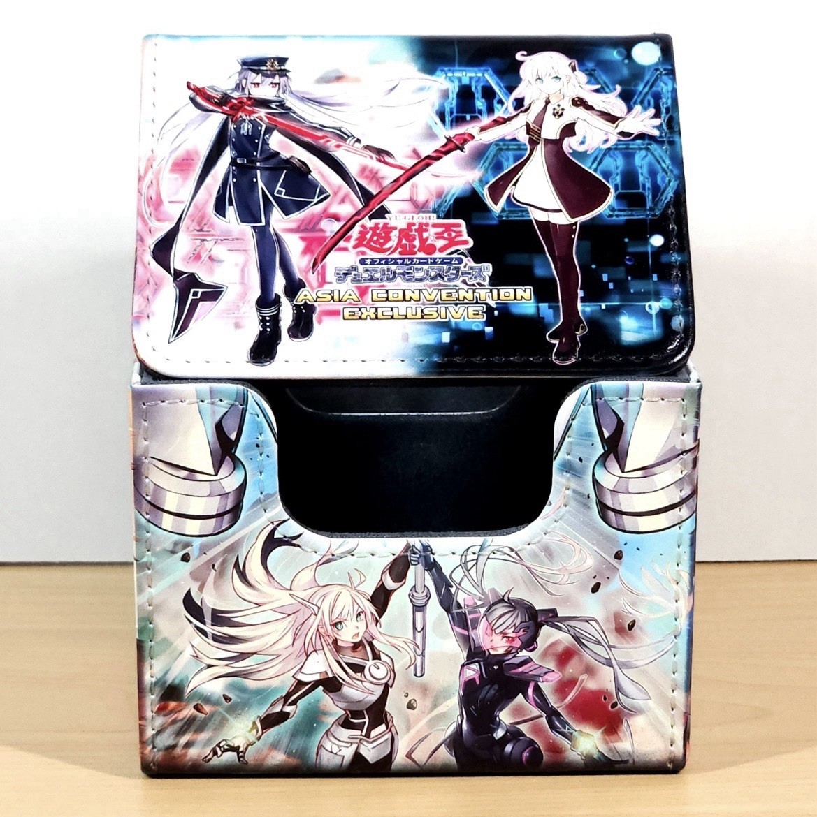 Sky Striker Card Deck Box - PU Leather - TCG/CCG Storage Box -